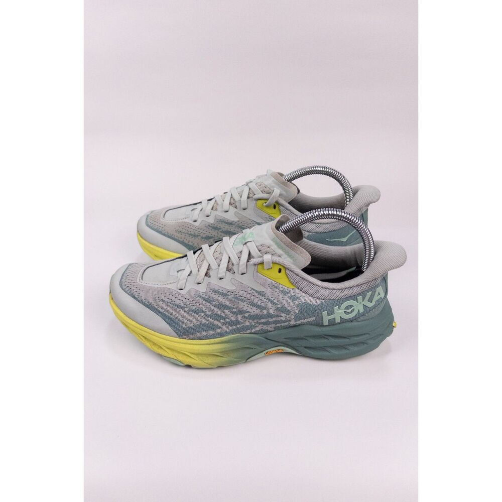 HOKA Speedgoat 5 Mercury Trellis Trail Running Shoes Womens US 8.5D - Picture 2 of 9